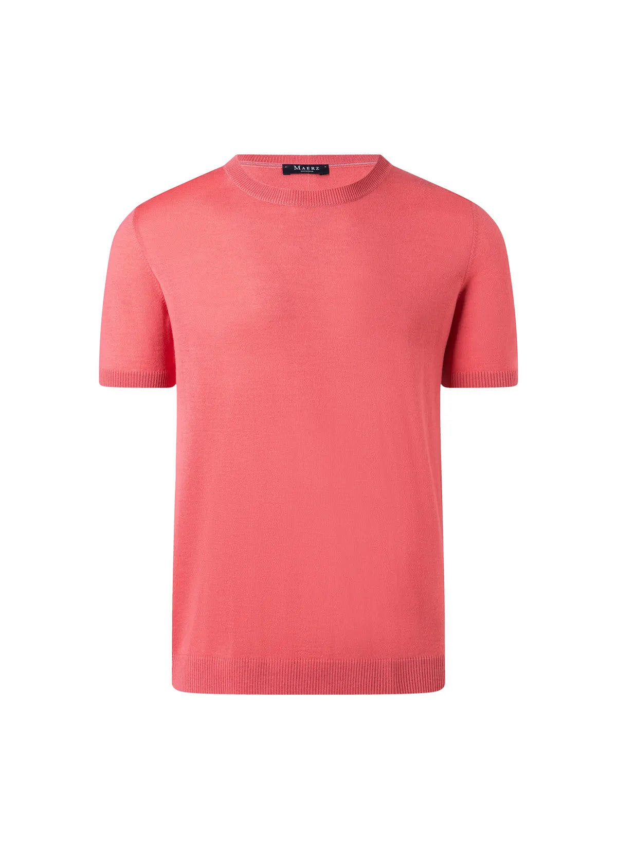 Strick-T-Shirt  Modern Fit aus Merinowolle