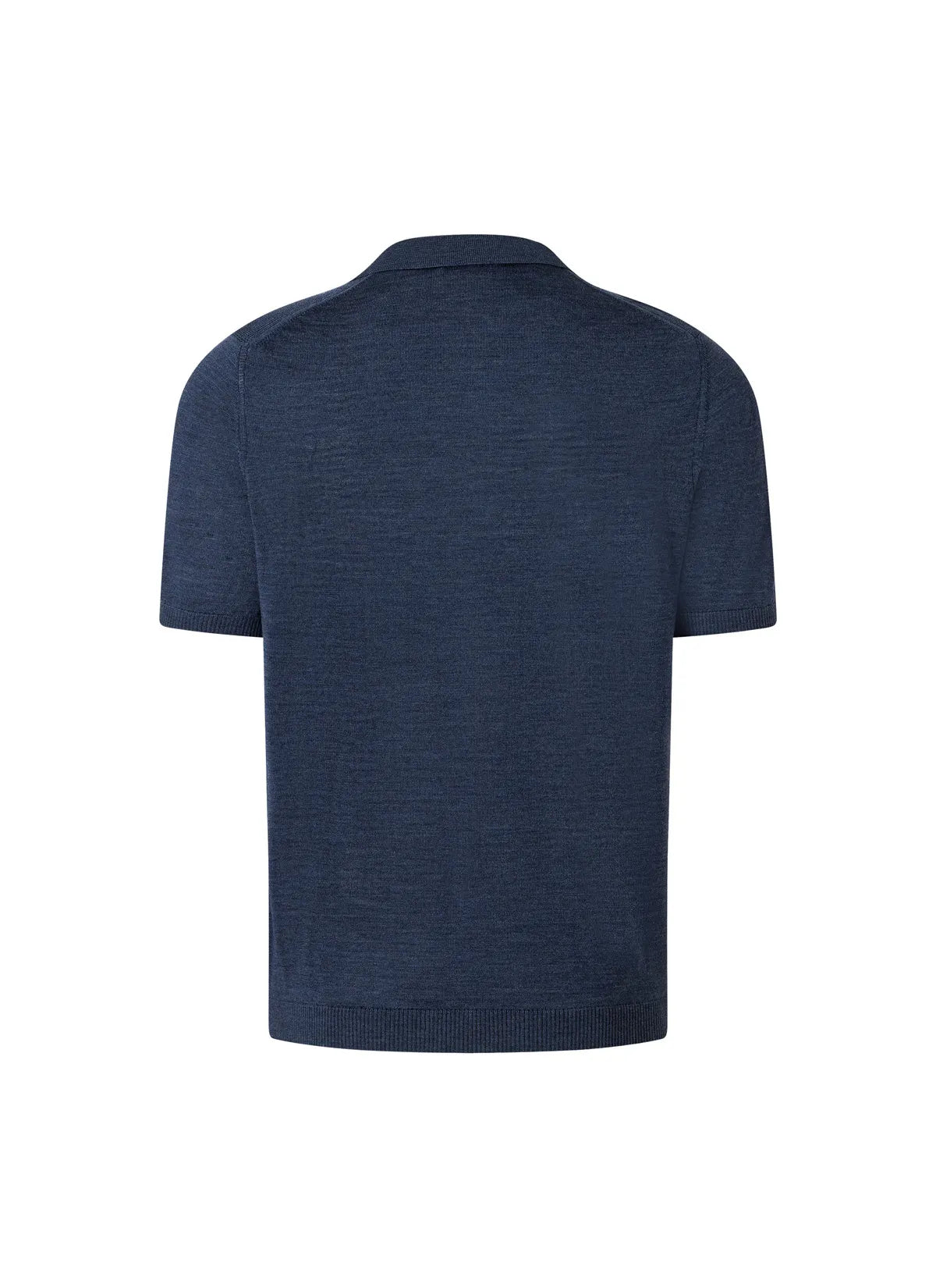Strick-Poloshirt aus Merinowolle