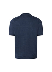 Strick-Poloshirt aus Merinowolle