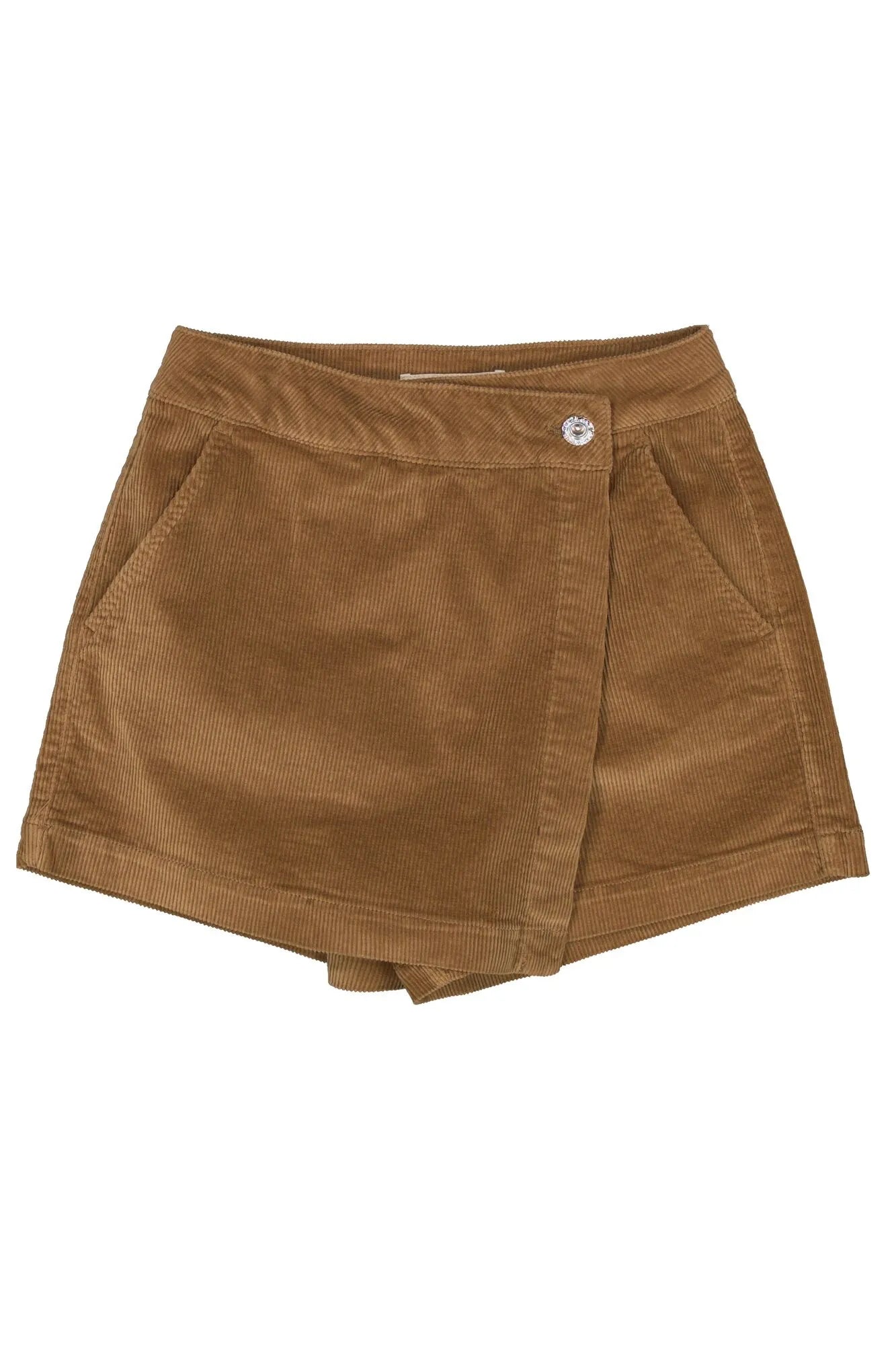 Cord-Skorts Mini aus Baumwolle