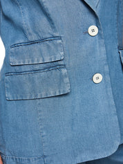 Blazer oversized aus Lyocell