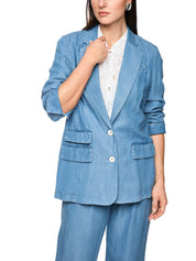 Blazer oversized aus Lyocell