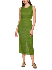 Ajourkleid Midi aus Bio-Baumwolle