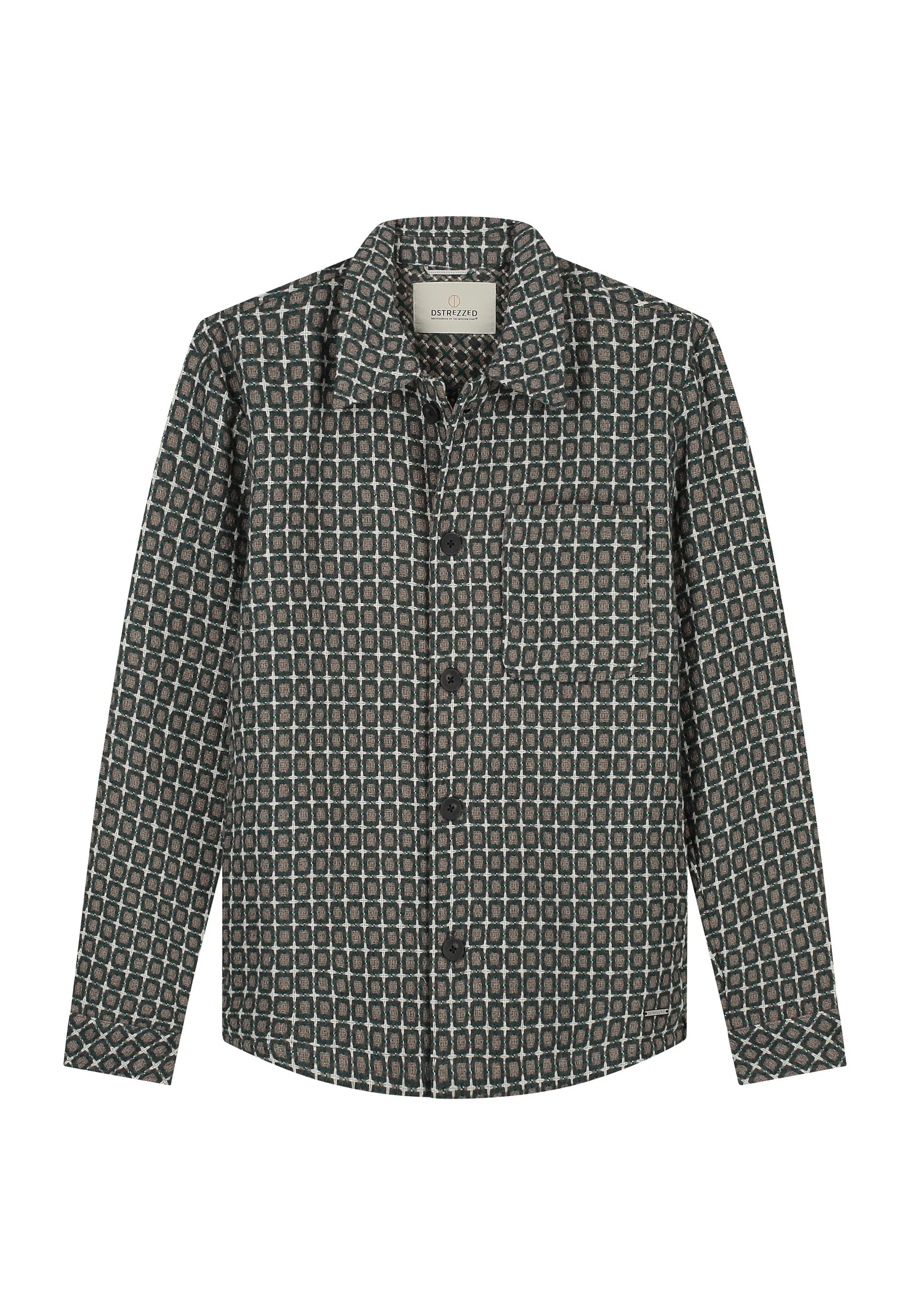 Overshirt aus Wollmix
