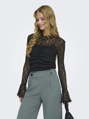 Bluse aus Spitze