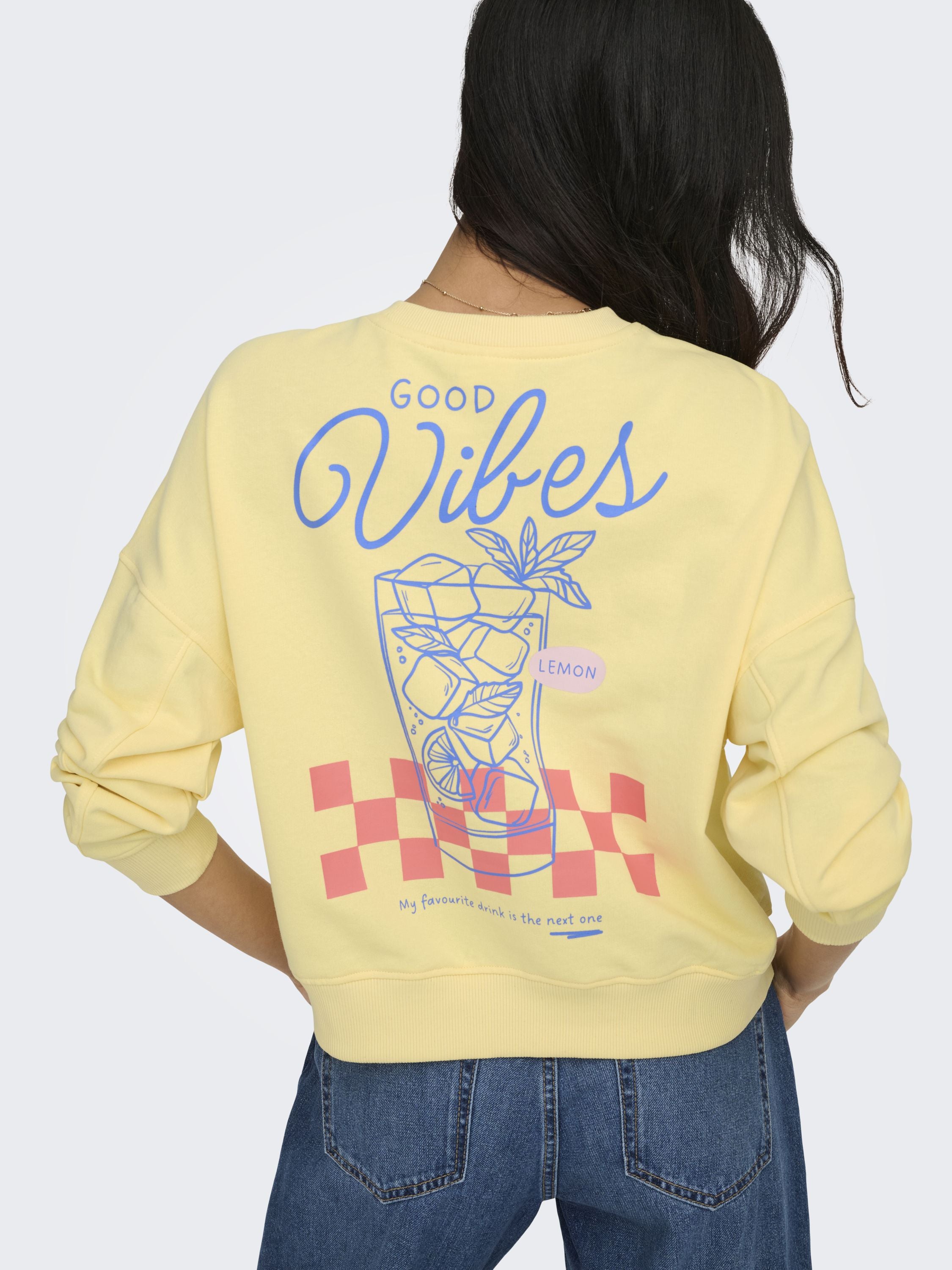 Sweatshirt ONLVIVVIAN aus Baumwollmix