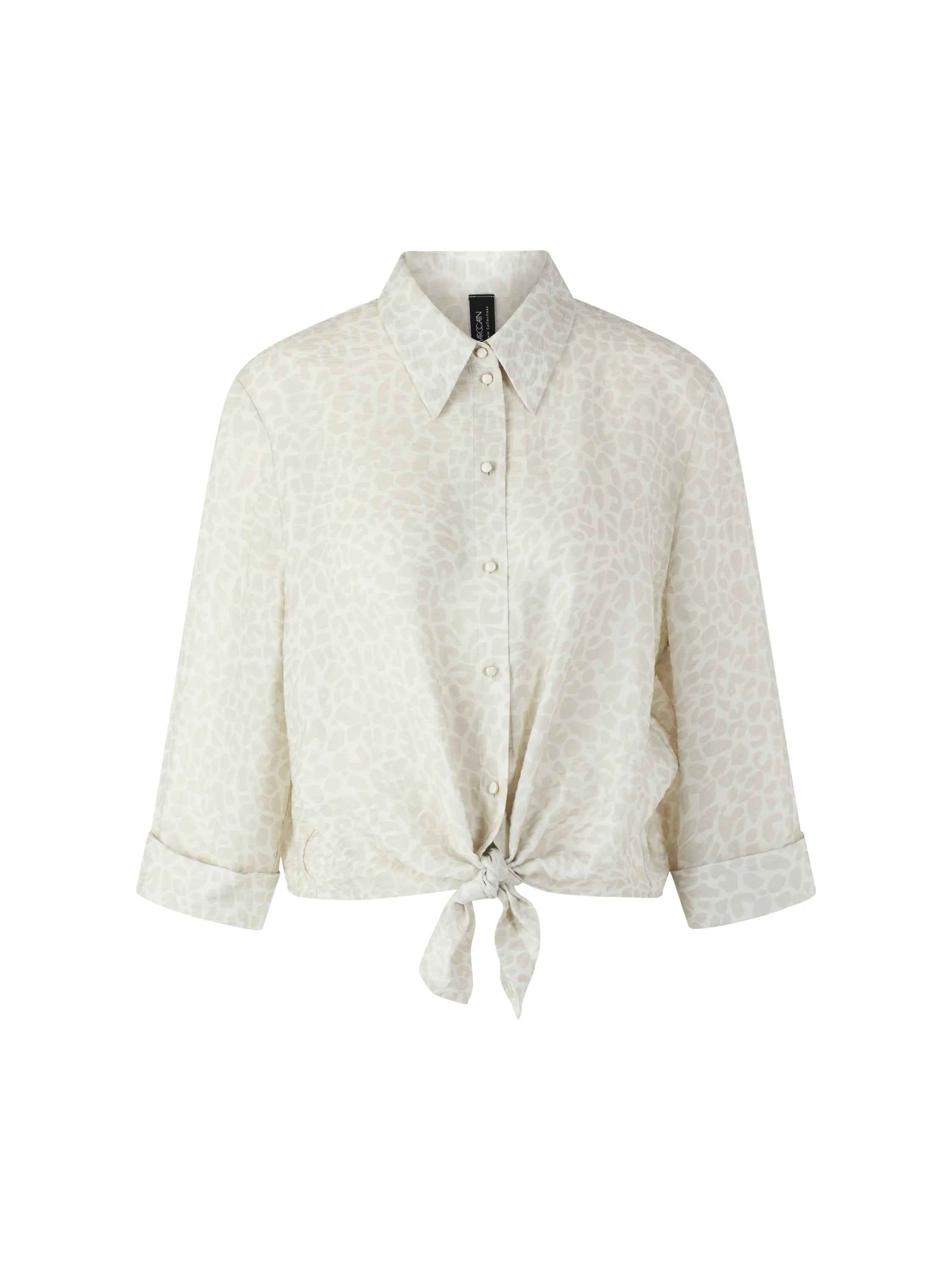 Bluse mit Knotendetail