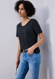 T-Shirt aus Baumwollmix