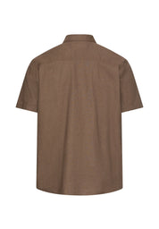 Kurzarmhemd Regular Fit aus Leinenmix