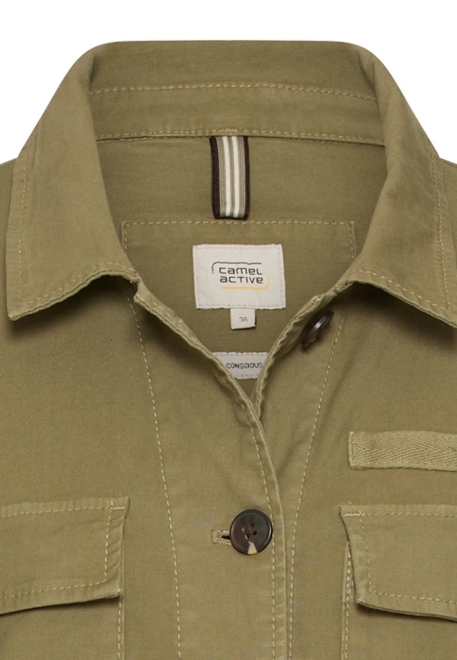 Overshirt oversized aus Baumwolle
