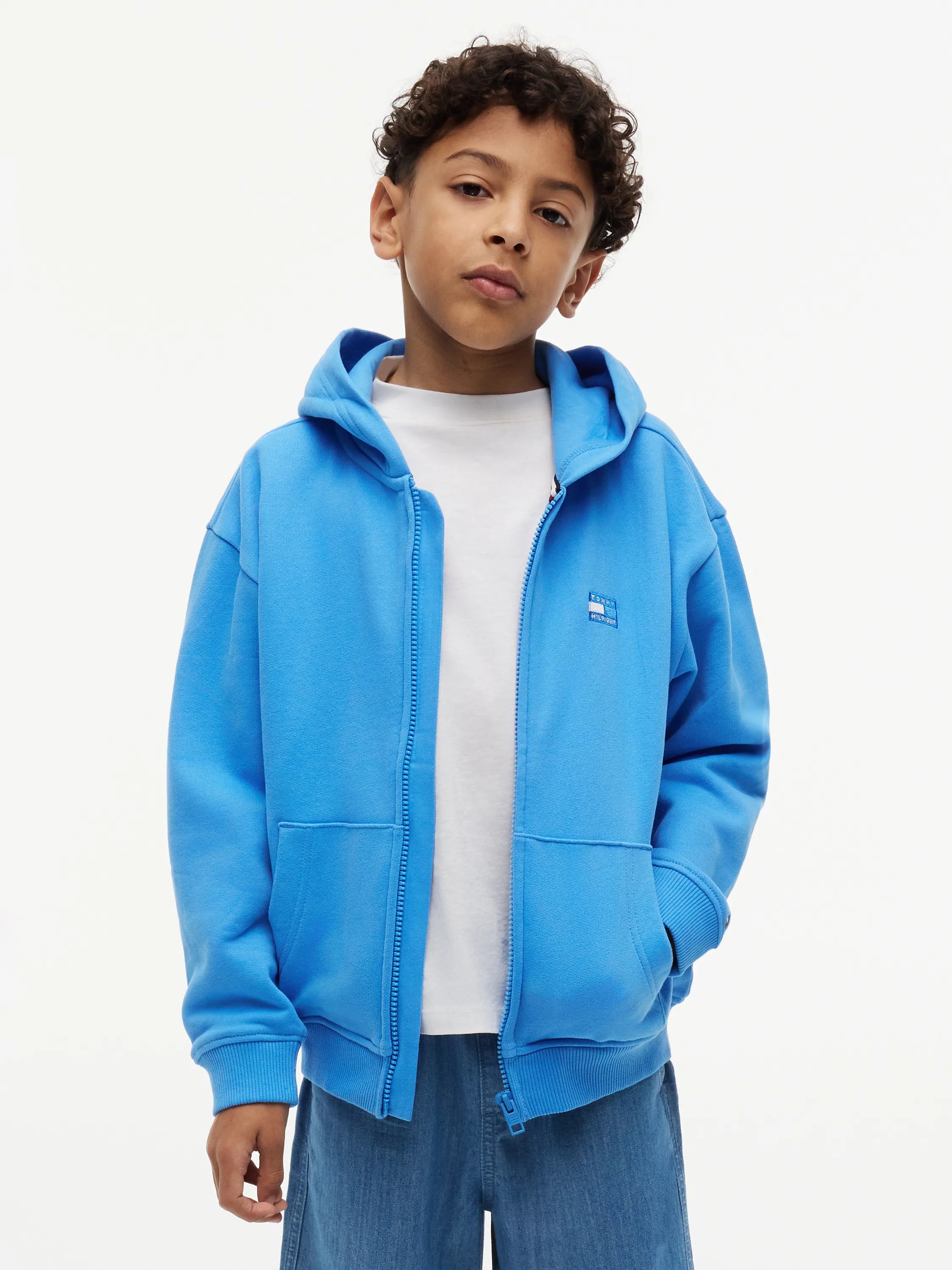 Sweatjacke aus Baumwolle