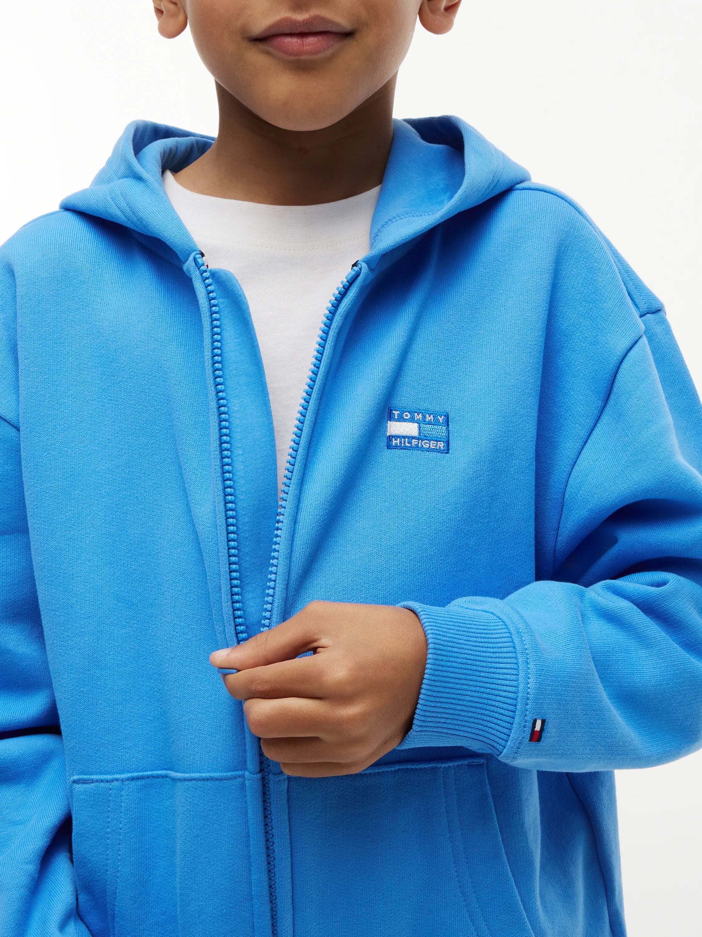 Sweatjacke aus Baumwolle
