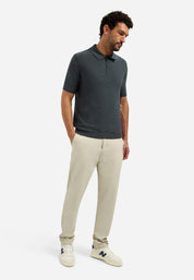 Strick Polo-Shirt