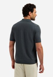Strick Polo-Shirt
