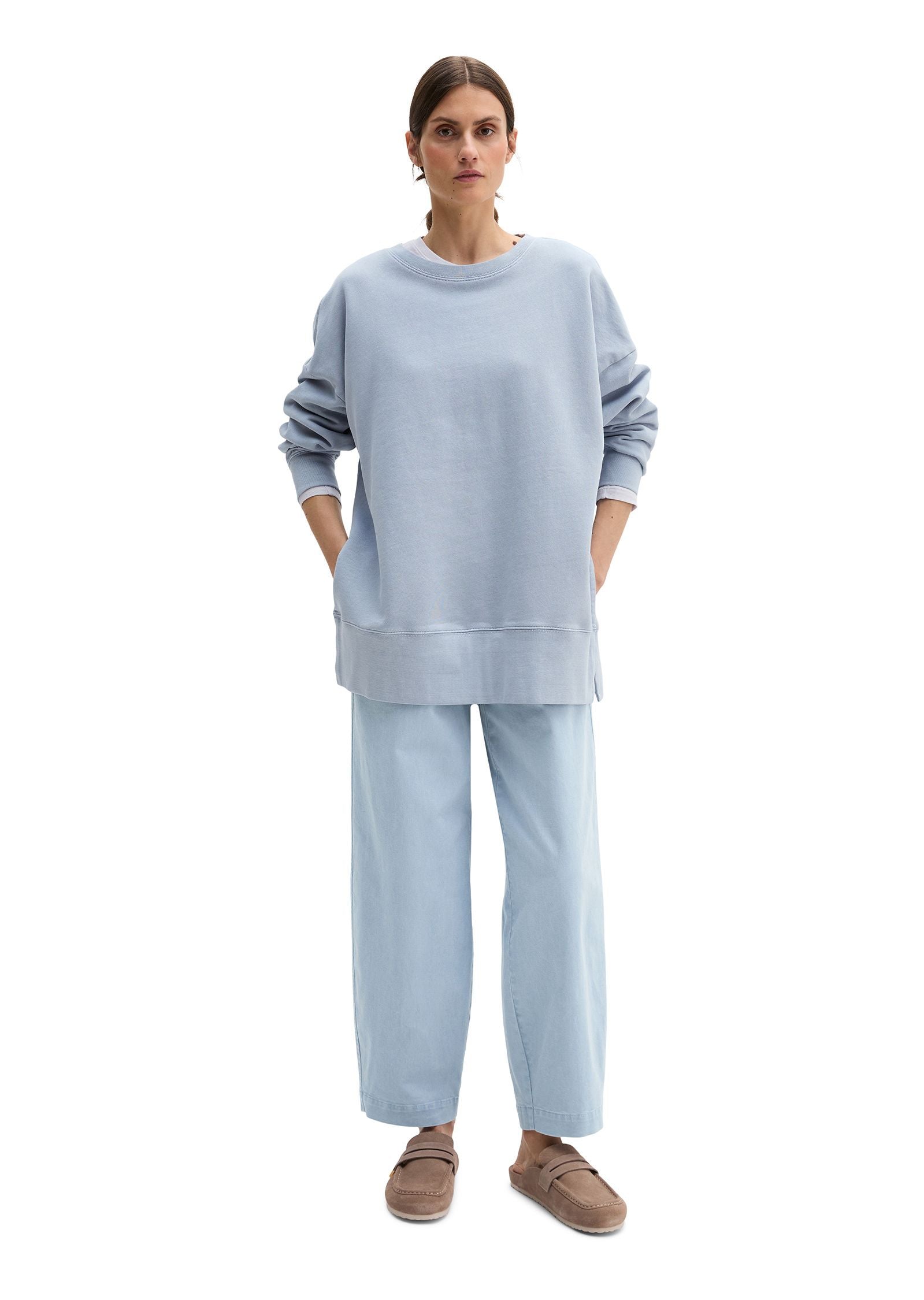 Sweatshirt oversized aus Baumwolle