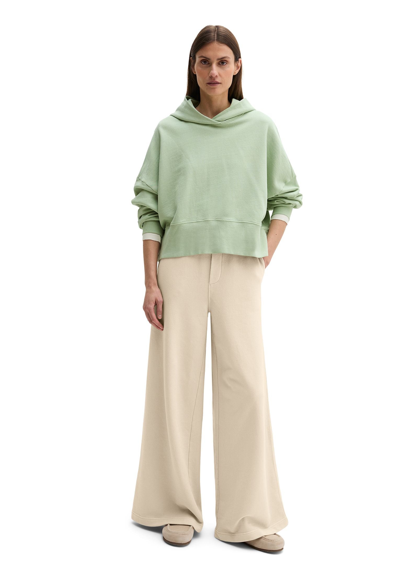 Sweathoodie oversized aus Baumwolle