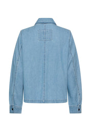 Jeansblazer aus Baumwollmix