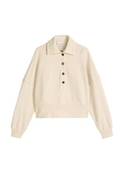 Sweatshirt oversized aus Baumwolle