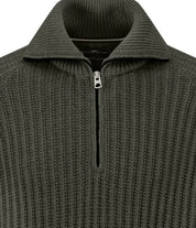 Strickpullover mit Quarter-Zip