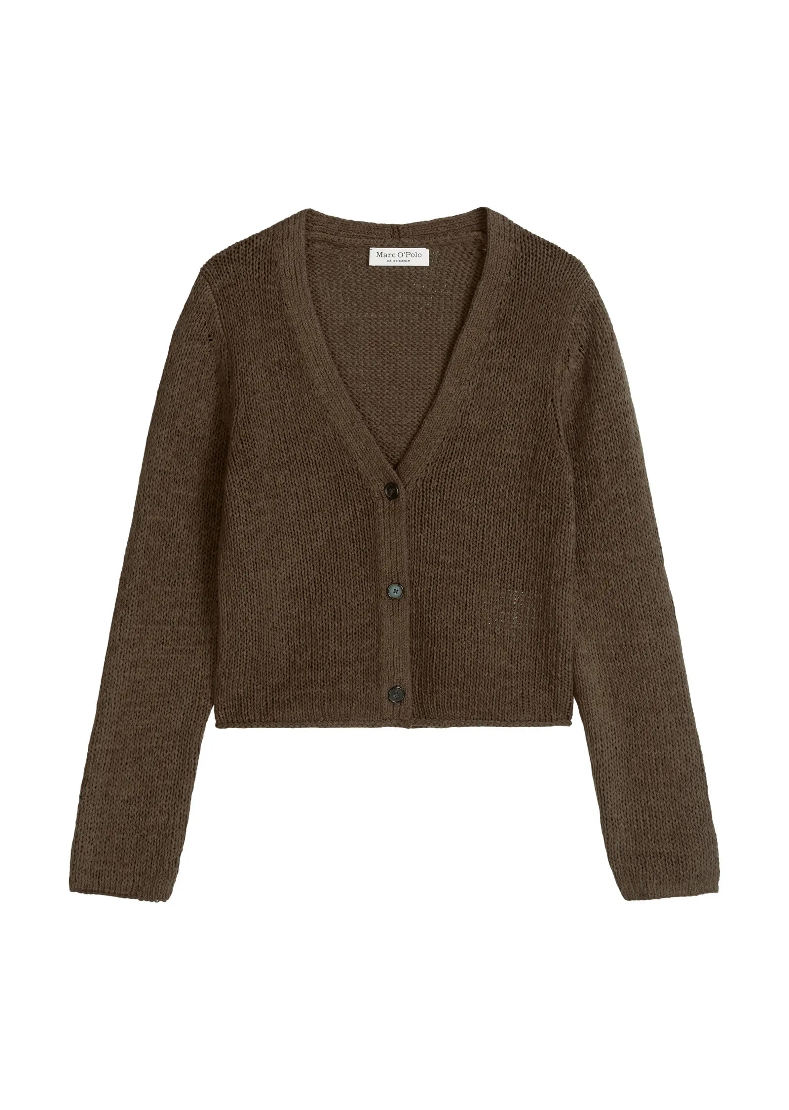 Strickcardigan aus Baumwollmix