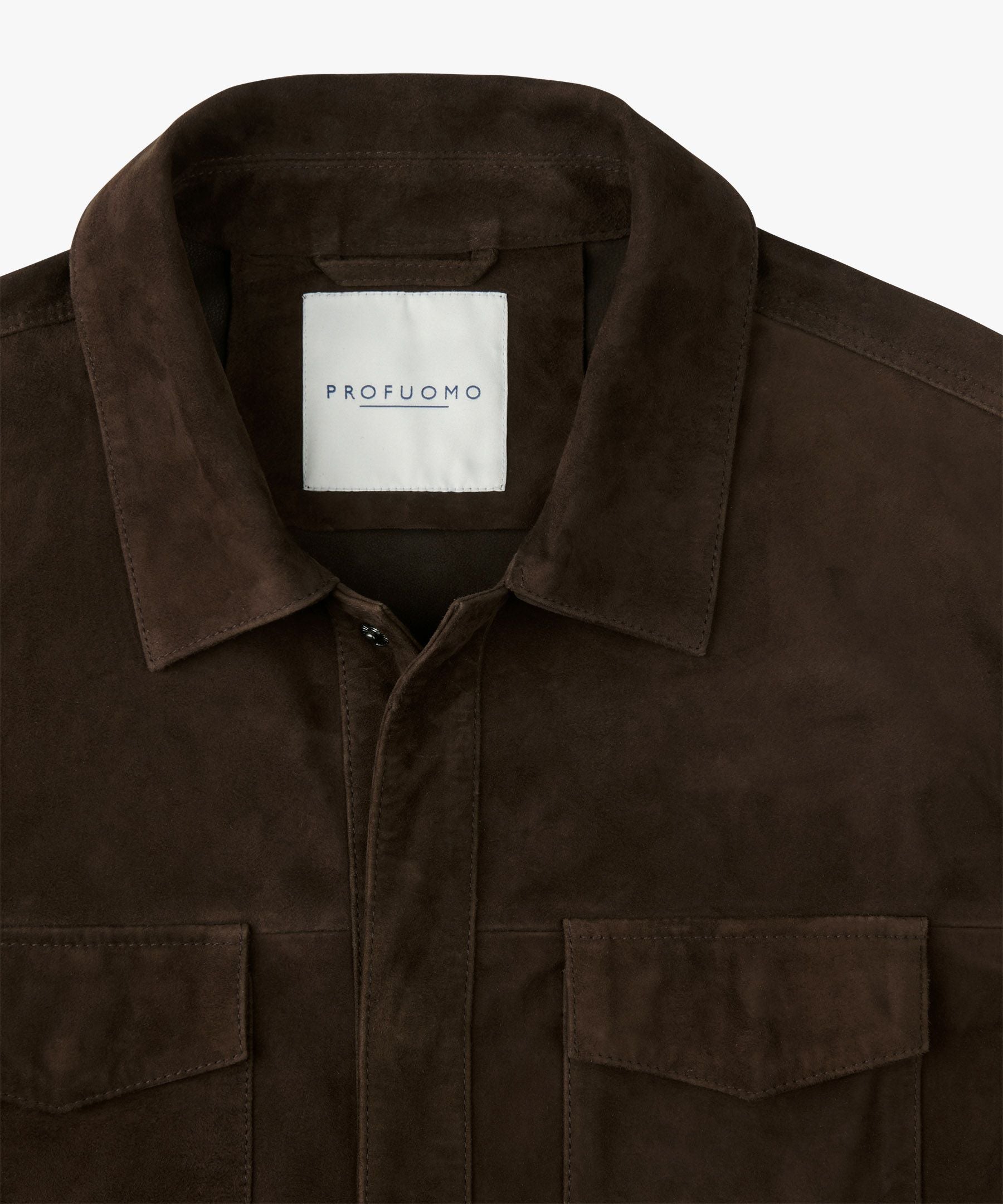 Overshirt aus Leder