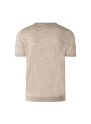 Strick-T-Shirt  Modern Fit aus Merinowolle