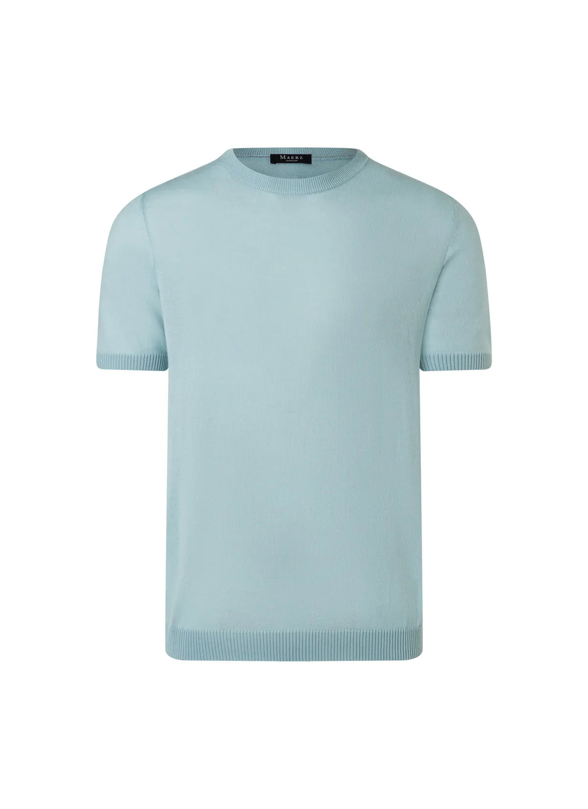 Strick-T-Shirt  Modern Fit aus Merinowolle