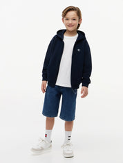 Sweatjacke aus Baumwolle