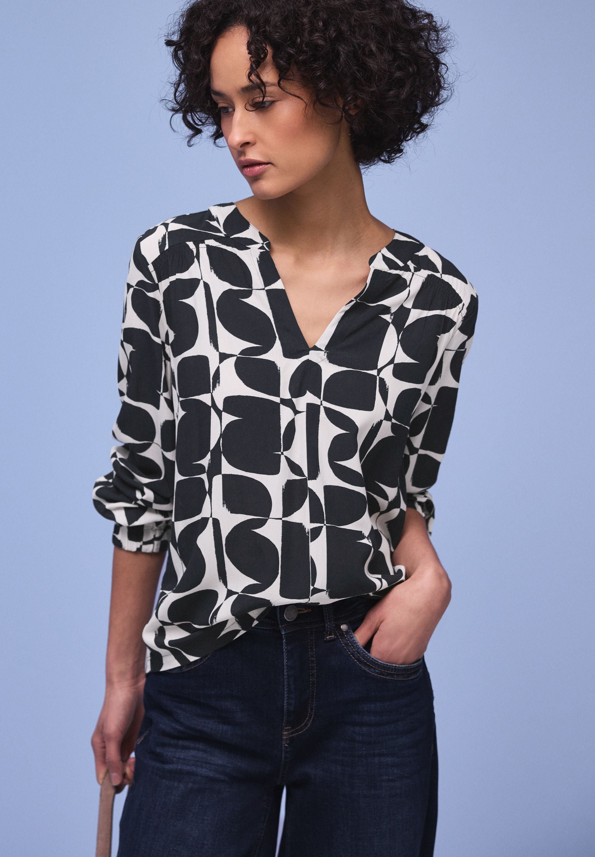 Bluse aus Viskose