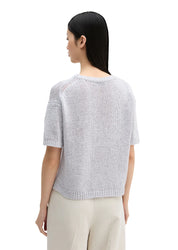 Strick-T-Shirt Loose Fit