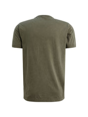 Short sleeve r-neck special washed, Ivy Green