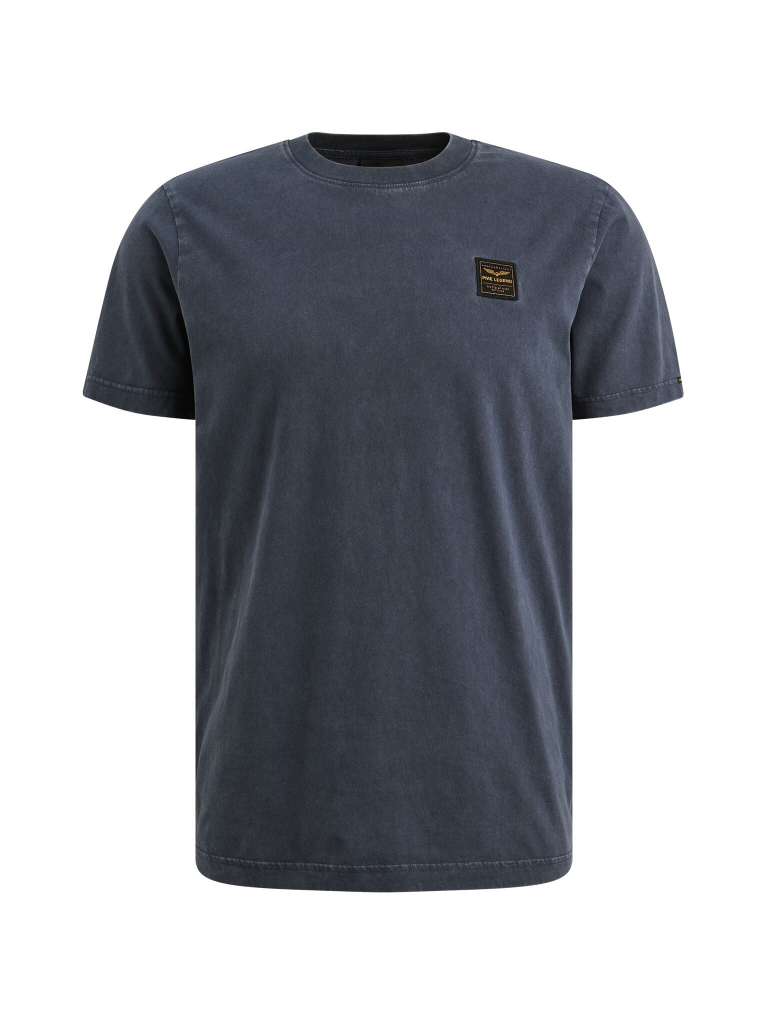 Short sleeve r-neck special washed, Mood Indigo
