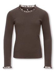 Langarmshirt aus Baumwolle