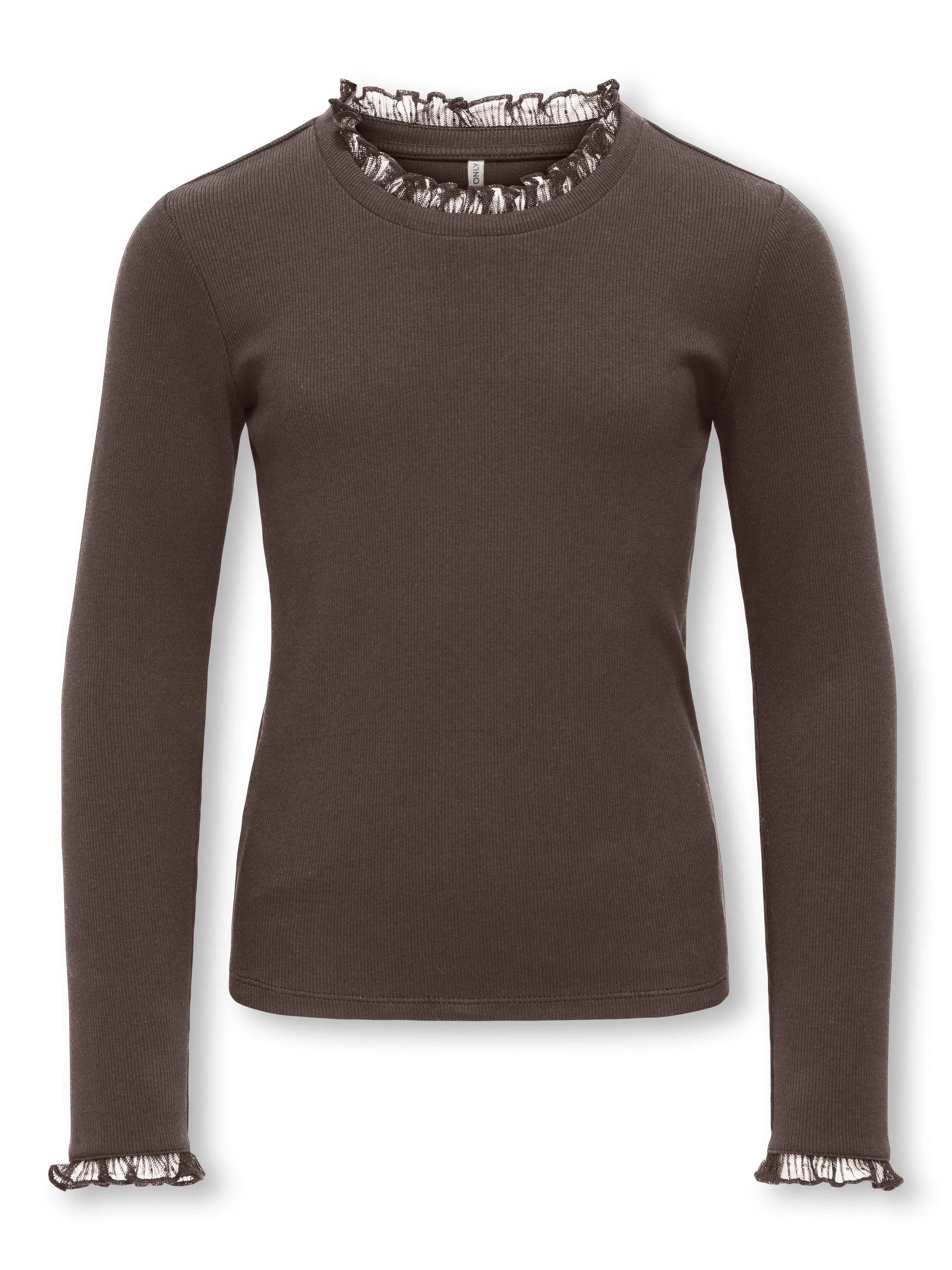 Langarmshirt aus Baumwolle