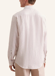 Leinenhemd gestreift Regular Fit