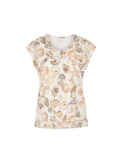 Shirt mit Muschelprint