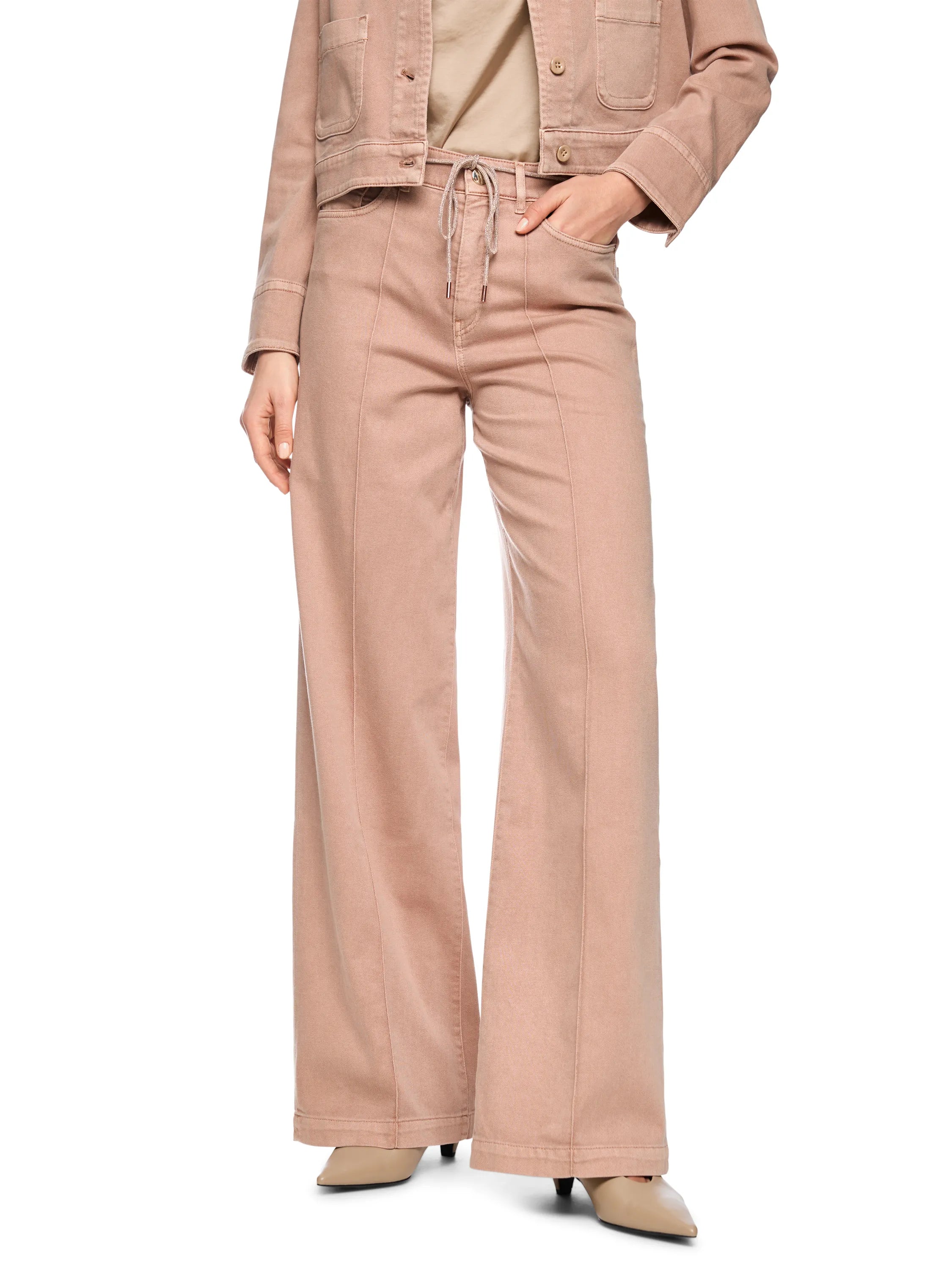 Jeans WARRI Wide Leg mit Strasskordel