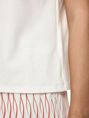 T-Shirt mit Volantärmeln