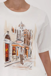 T-Shirt aus Baumwolle