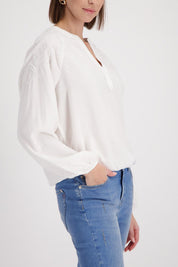 Bluse aus Viskose