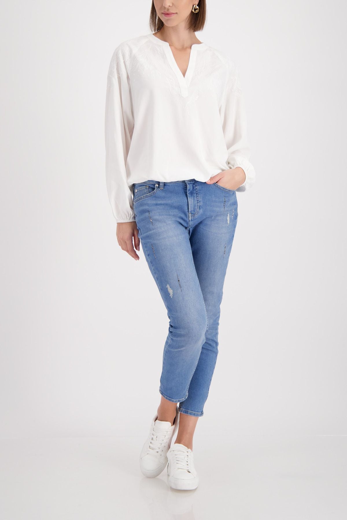 Bluse aus Viskose