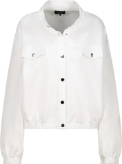 Sweatshirtjacke mit Stehkragen