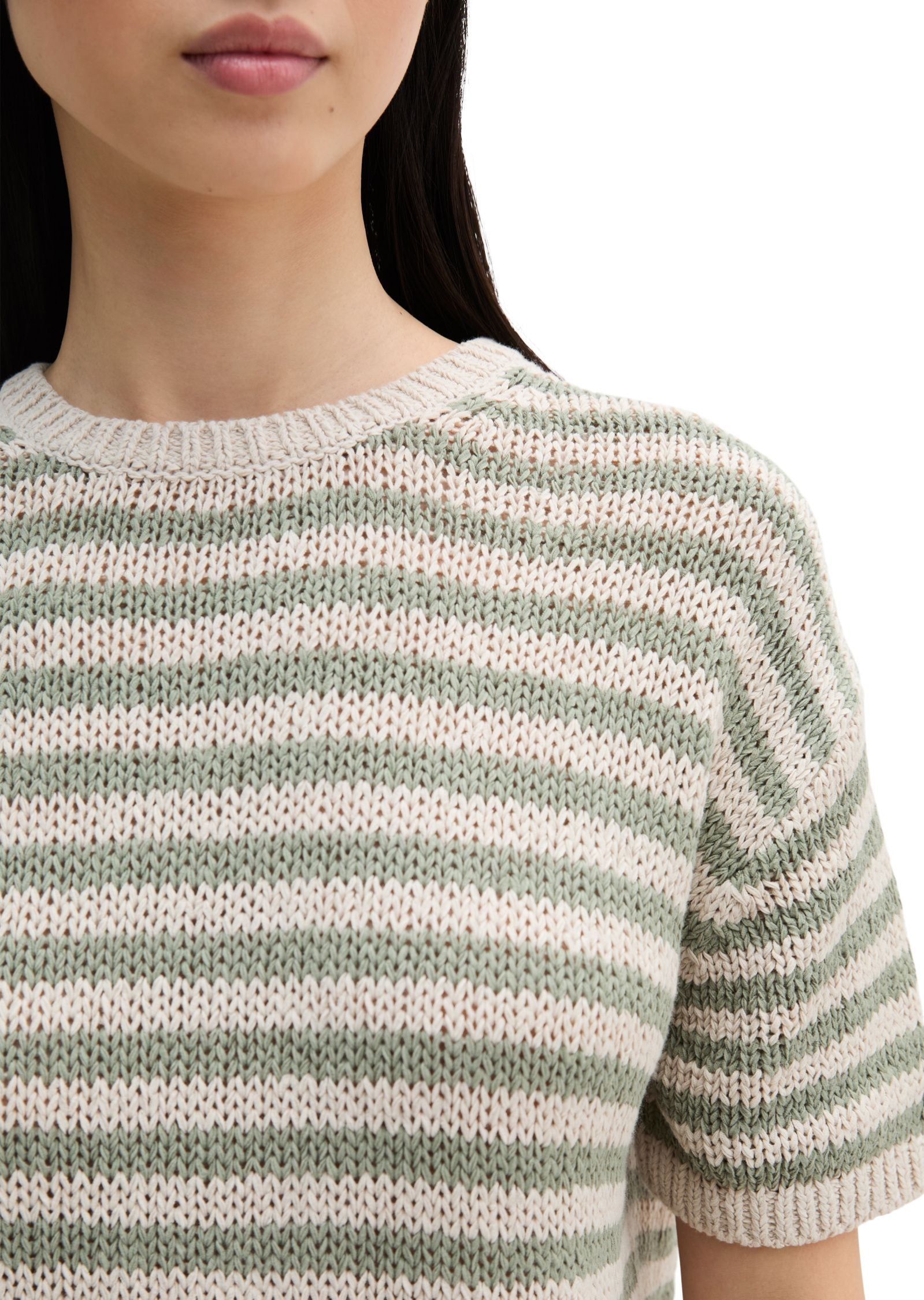 Strickpullover aus Baumwollmix