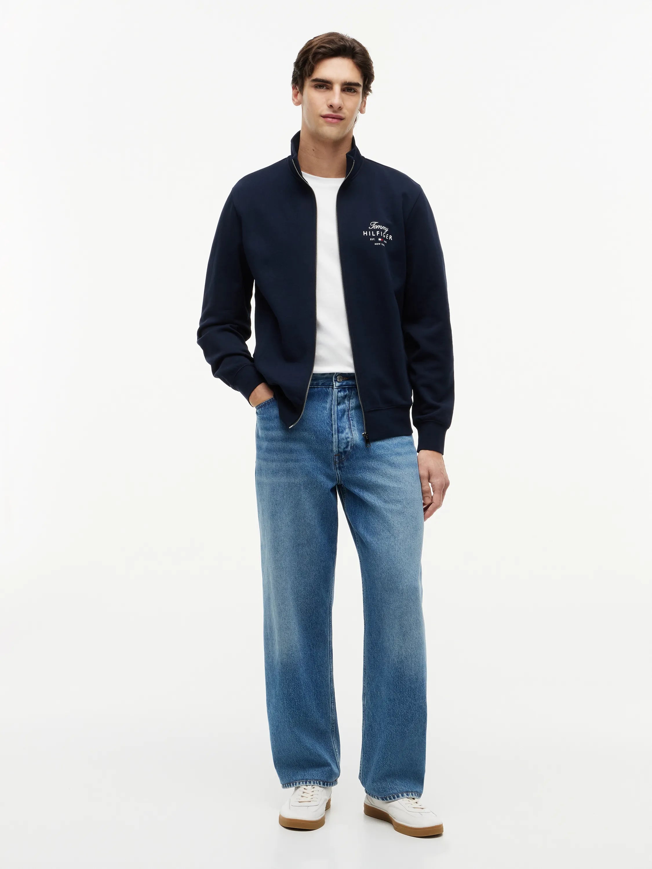 Sweatshirtjacke aus Baumwolle
