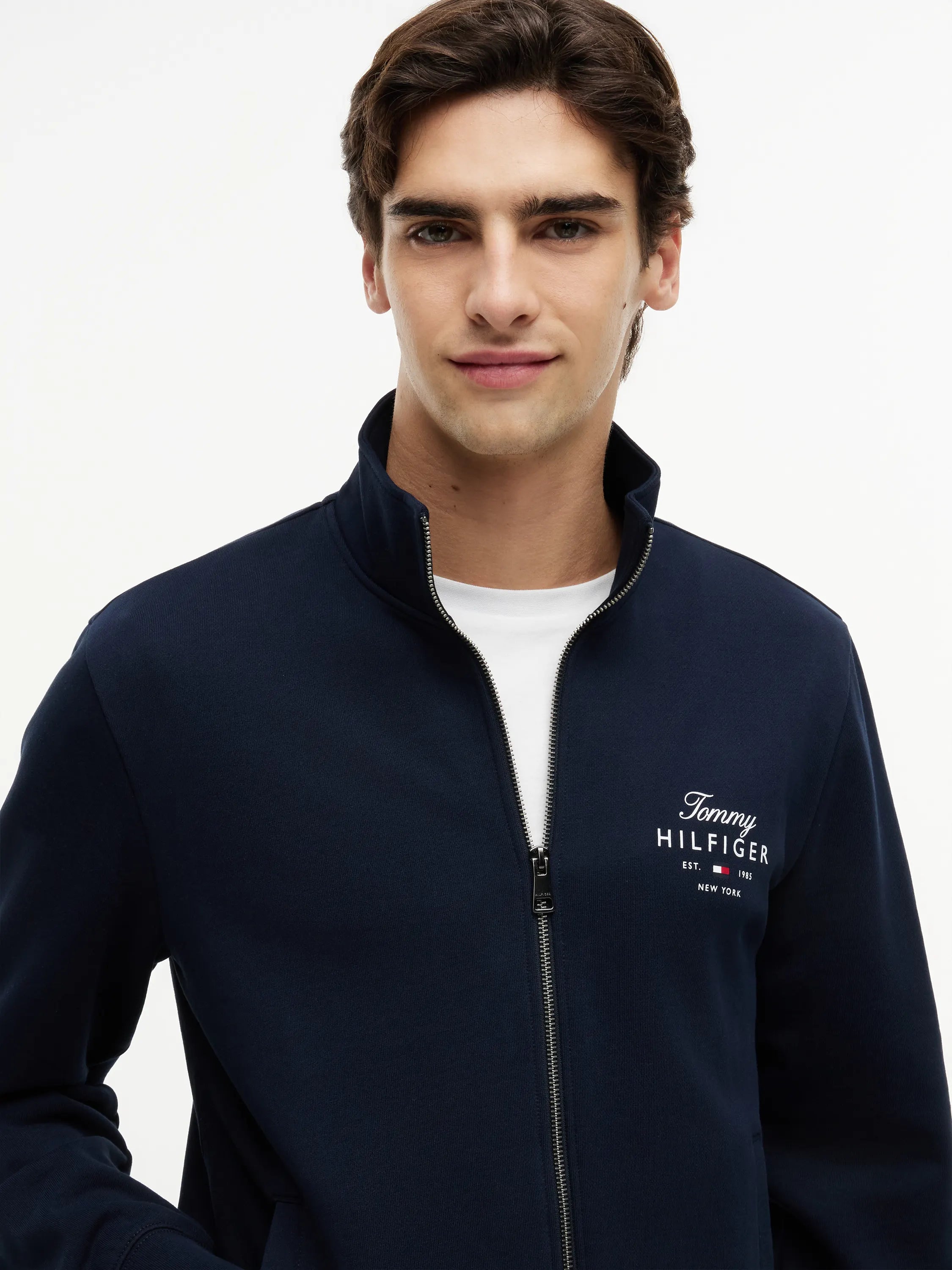 Sweatshirtjacke aus Baumwolle