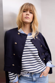 Blazer-Jacke aus Scuba