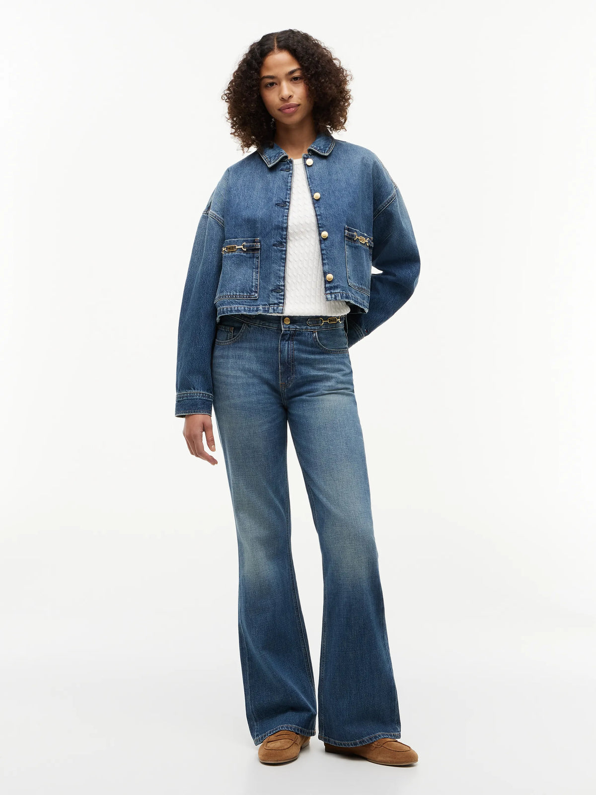 Jeansjacke Regular Fit Cropped