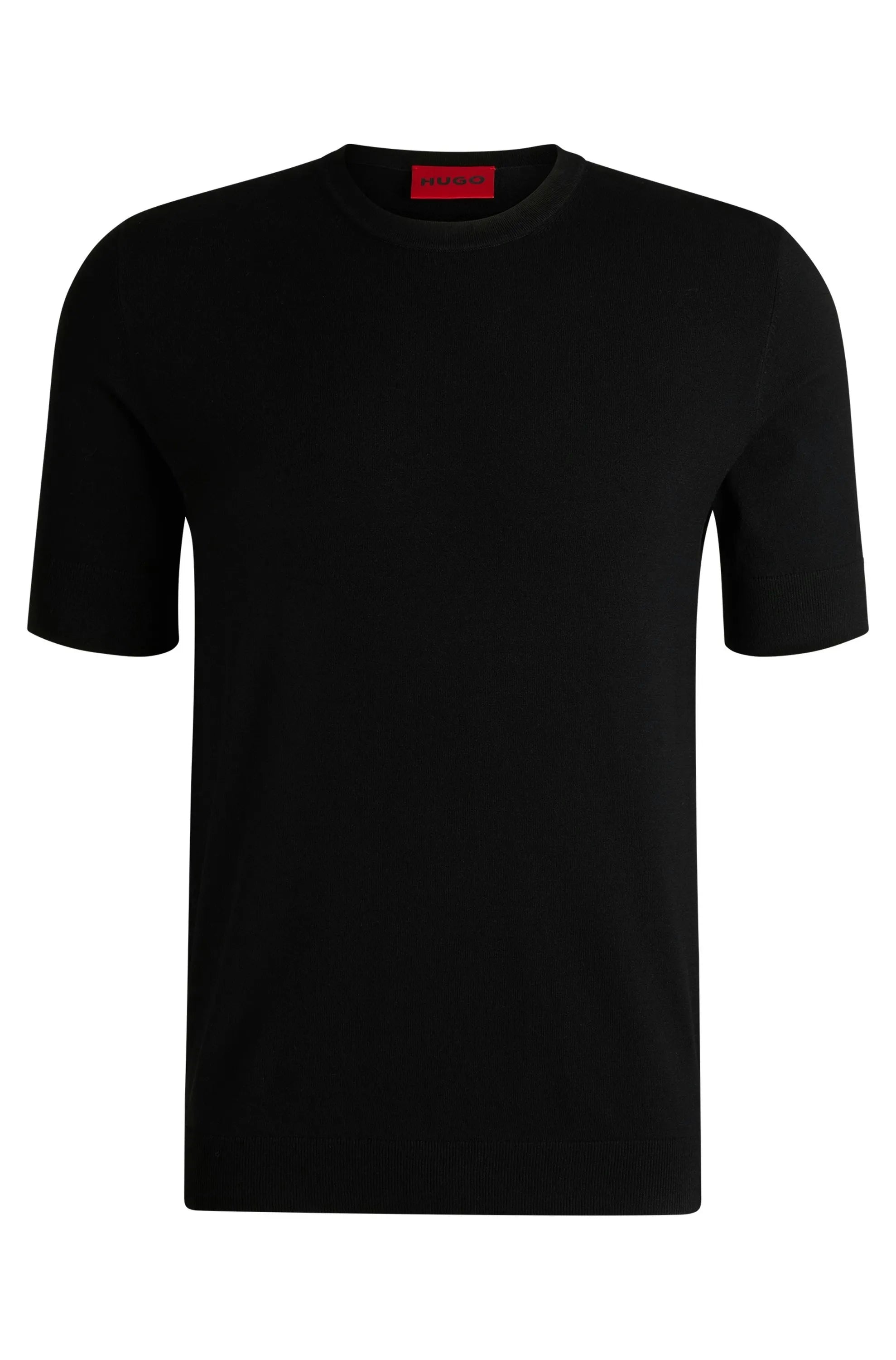Strick-T-Shirt aus Viskosemix
