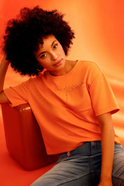 T-Shirt aus Viskosemix