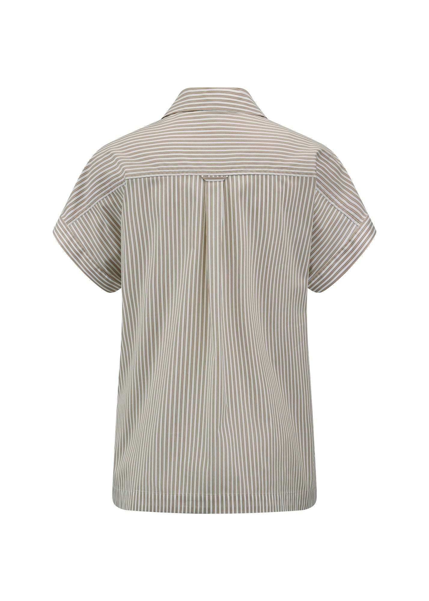 Bluse gestreift mit V-Ausschnitt